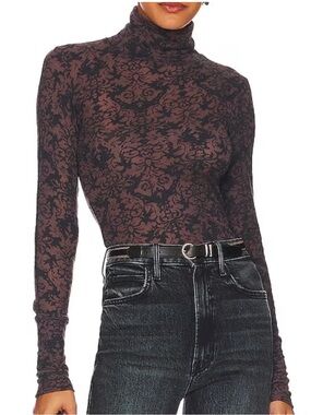 NWOT Free People You and I Thermal- black